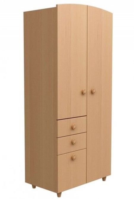 Шкаф в детскую комнату из экологически чистых материалов